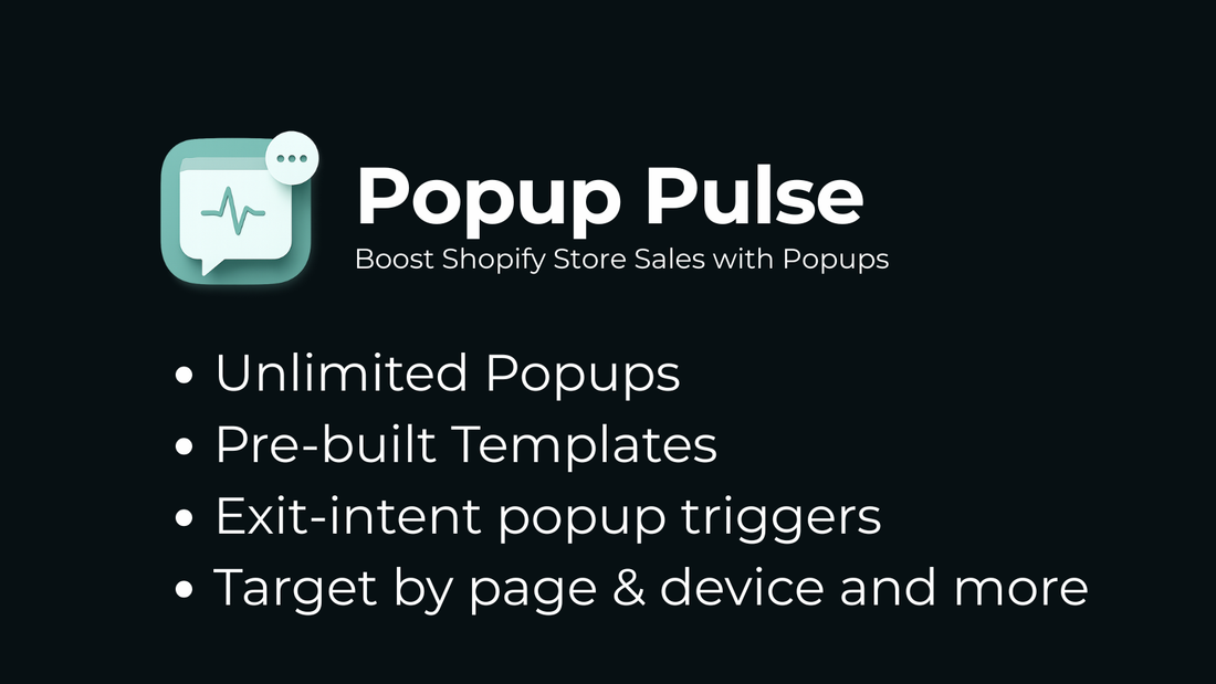 Introducing PopupPulse: The Ultimate Shopify Popup App to Boost Your Store's Conversions